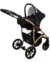 Babylux Largo Art.286483 Gold Rainbow Universal 3-in-1 stroller
