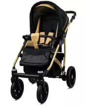 Babylux Largo Art.286488 Olive Black  Universal 3-in-1 stroller