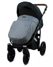 Babylux Optimal Art.286493 Black Flex  Universal 3-in-1 stroller