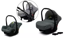 Babylux Optimal Art.286499 Grey Moro Universal 3-in-1 stroller