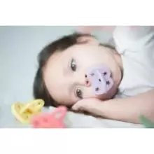 Hevea Natural Rubber Pacifier  Art.210831 Tan Beige  Natural Rubber Pacifier