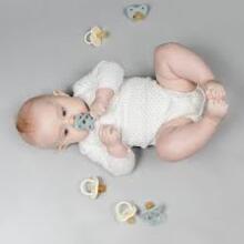 Hevea Natural Rubber Pacifier  Art.210831 Tan Beige  Natural Rubber Pacifier