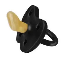 Hevea Natural Rubber Pacifier  Art.211721 Space Black Natural Rubber Pacifier