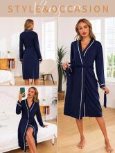 Italian Fashion Women Bathrobe Long Sleeve Art.286672 Pink  Maternity robe
