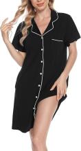 Italian Fashion Nightdress Art.286686 Light Green  Maternity/Nursing Nightgown