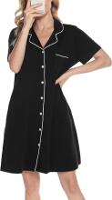 Italian Fashion Nightdress Art.286687 Light Grey Ночная рубашка для беременных / кормления на пугвицах