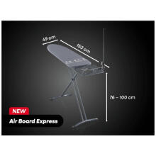 Triikimislaud Air Board Express M must 120x38cm