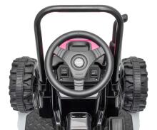 MILLY MALLY 6939 Battery-Powered Vehicle Tractor with Trailer Farmer Pink