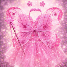Happy Toys Fairy Wings Art.0636 Skirt, Wand & Tiara Set