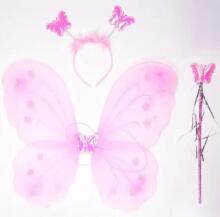 Happy Toys Fairy Wings Art.0636 Skirt, Wand & Tiara Set