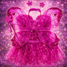 Happy Toys Fairy Wings Art.0637 Skirt, Wand & Tiara Set