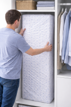 La Bebe™ Matress Storage Bag Art.287280 Plastkott madratsite hoidmiseks 140х70cm