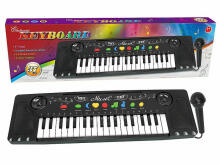 Toma Music Piano Art.287392 Children's piano (37 melodies, 2 beats, microphone, battery-operated)