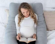 La Bebe™ Cushy Maternity Pillow Art. 5-171 Wild Life. Multifunctional Pregnancy Pillow (U-Shaped), Polyester Fiber Filling, 155×80 cm