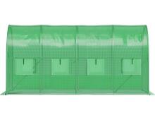 Kilekasvuhoone tunnel 6x3x2 m 18 m² metallraam UV-kile