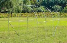 Kilekasvuhoone tunnel 3x2x2 m 6 m² metallraam UV-kile