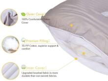 La Bebe™ Cushy Maternity Pillow Art.91911 Green 155x80cm