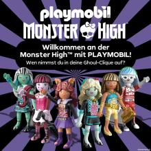 PLAYMOBIL Monster High – Valentine’s Day Date Draculaura & Clawd Set