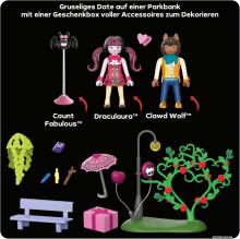 PLAYMOBIL Monster High – Valentine’s Day Date Draculaura & Clawd Set
