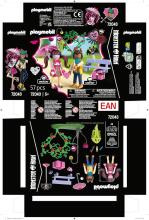 PLAYMOBIL Monster High – Valentine’s Day Date Draculaura & Clawd Set