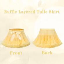 Bebe Basic Tu-Tu Luxury Skirt White Art.288185 Superkohev seelik väikesele printsessile
