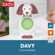 Zazu Kids Davy Dog Sleeptrainer Art.288269 Pink Unetreener Davy öövalgusega
