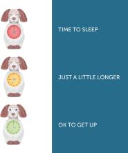 Zazu Kids Davy Dog Sleeptrainer Art.288269 Pink Unetreener Davy öövalgusega