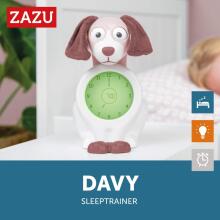 Zazu Kids Davy Dog Sleeptrainer Art.288271 Taupe Unetreener Davy öövalgusega