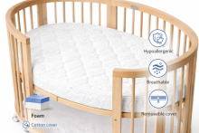 La Bebe™ Smart Bed Art.288272 Laste poroloonmadrats 70x120x5 cm (Ühildub Ingvartiga)