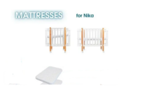 La Bebe™ Nika Bed Art.288284 Children's foam mattress 60x120x9cm (Compatible with Ingvart)
