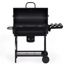 Süsinikgrill aiaga kaanega, termomeeter, tuhatoos, kokkuklapitavad riiulid MultiGarden