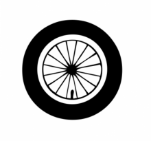 Dip&Dap Mini 10” Size Art.288452 Black  Tire (with disc) – spare part