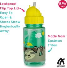 Tum Tum Watter Bottle Art.288461 Fox Felicity Portable drinking cup with straw 400 ml.