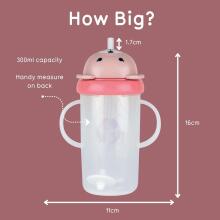 Tum Tum Baby Cup Art.288479 Owl Baby sippy cup with straw for ages 6+ months, 300 ml