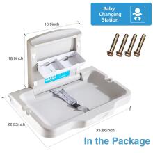 Kidsworld Removable Changing Table  Art.288488 White Mähkimislaud (seinale kinnitatav)