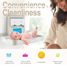 Kidsworld Removable Changing Table  Art.288488 White Mähkimislaud (seinale kinnitatav)