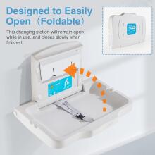 Kidsworld Removable Changing Table  Art.288488 White Mähkimislaud (seinale kinnitatav)