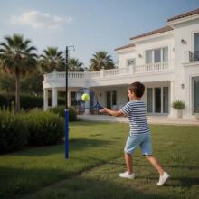 Speedball turnball tennis liinil komplekt 2 reketit, pall, post MOVEPRO