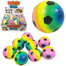 I-Toys Rainbow Soccer Ball Art.289024 Hüppepall - 7 cm