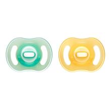 TOMMEE TIPPEE silikoonist lutt NIGHT GLOW ULTRALIGHT, 0-6 k., 2 tk., 433804