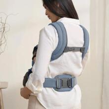 BABYBJÖRN beebi kandekott HARMONY WOVEN MELANGE, blue, 088033