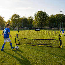 Rebounder kahepoolne jalgpallitreeningu treener löökide harjutamiseks 220x120 cm, MOVEPRO