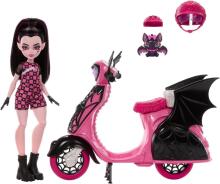 Monster High Draculaura – Scare-Cruiser roller koos Count Fabulousiga