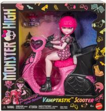 Monster High Draculaura – Scare-Cruiser roller koos Count Fabulousiga