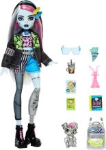 Monster High Frankie Stein nukk – teksajakk, Watzie ja aksessuaarid
