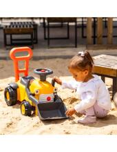 FALK Ride-On Traktor Ekskavaator Komatsu Kopa ja Signaaliga Vanusele 1-3