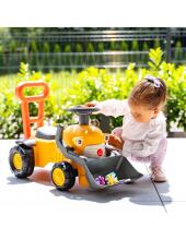 FALK Ride-On Traktor Ekskavaator Komatsu Kopa ja Signaaliga Vanusele 1-3