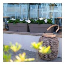 Lillekast alusega Ethica 30x13x12cm pruun