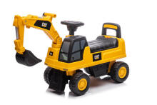 Ride-on car wiht handle - 662 - EXCAVATOR - CAT - YELLOW