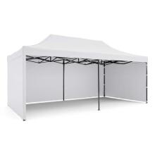 Aedpaviljon 3 seina 3 x 6m Valge Plonos